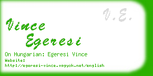 vince egeresi business card